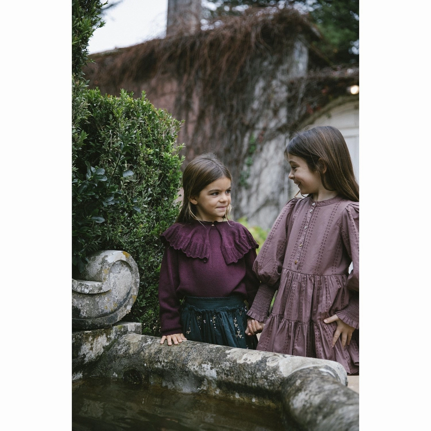 MarMar Broderie Anglaise Dusty Grape Dela Dress Classic