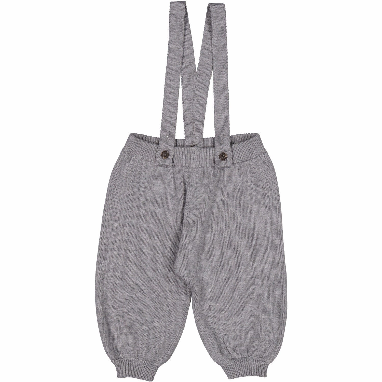 MarMar Cotton Rayon Knit Solid Grey Melange Perrin Pants Functional Stretchy