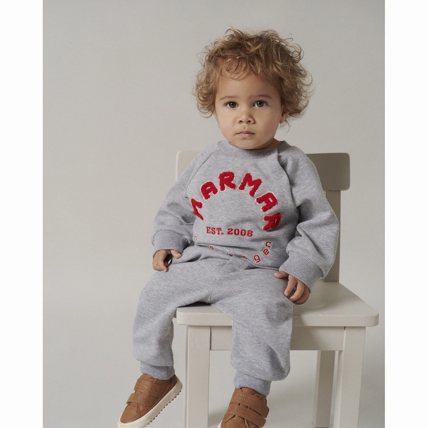 MarMar Double Jersey Red Logo Theos B Sweatshirt Signature