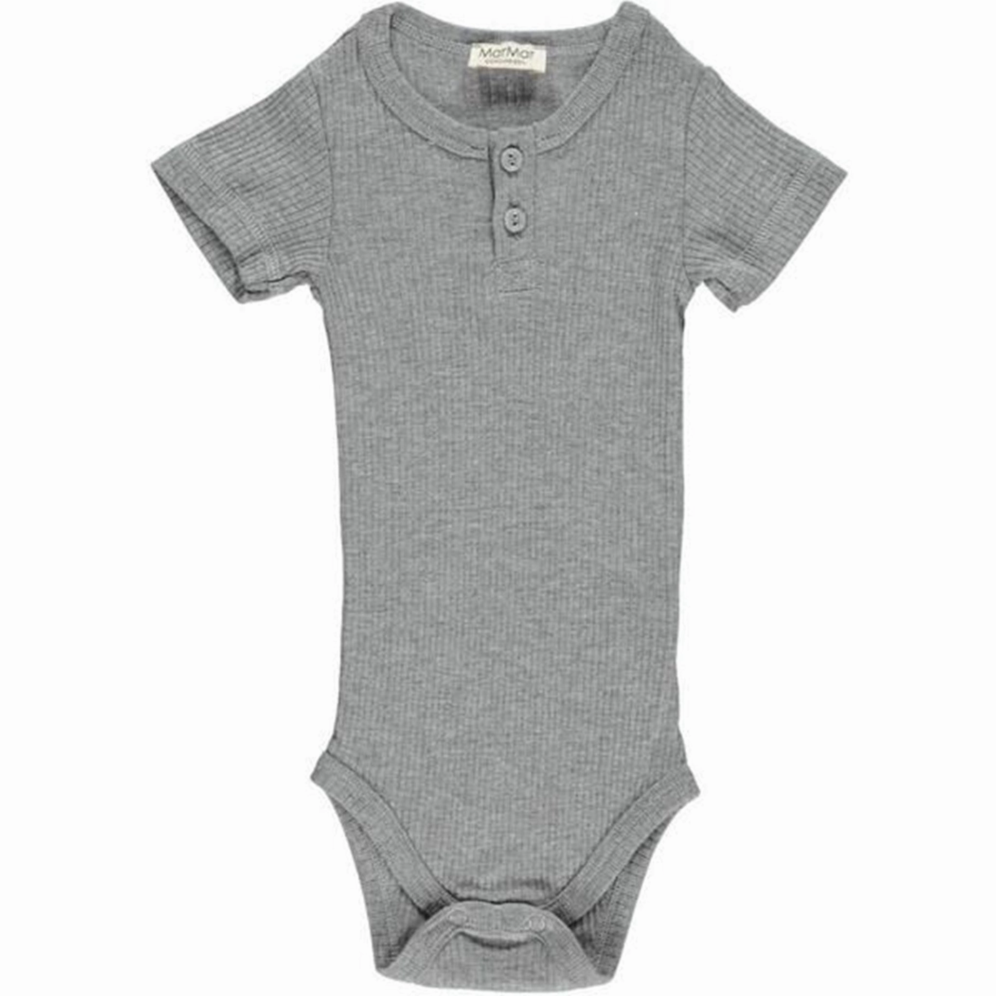 MarMar Modal Body SS Grey Melange Signature Fit