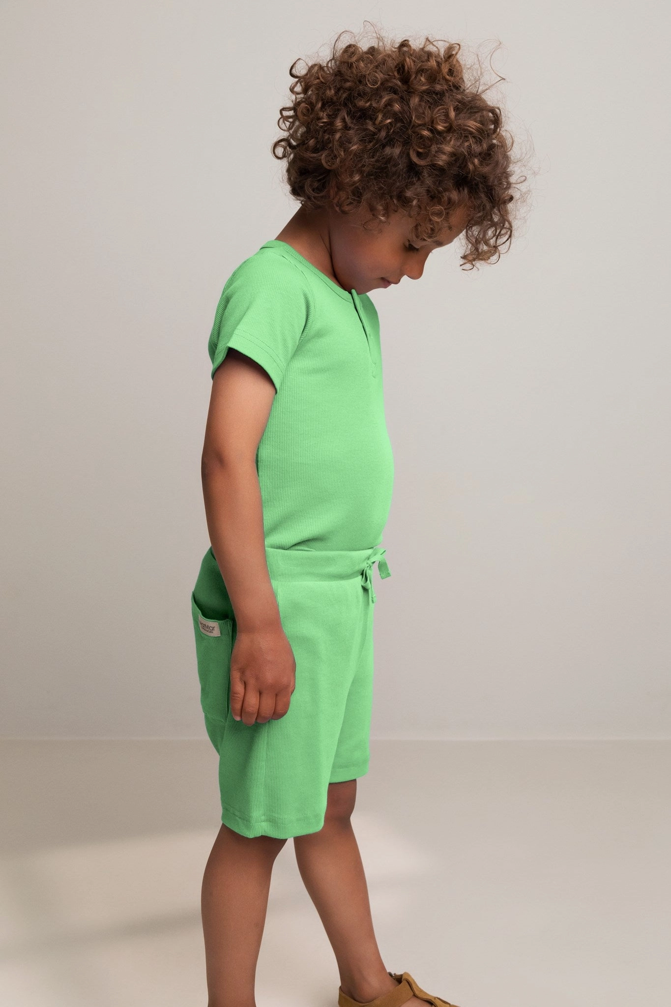 MarMar Modal Fine Rib Clover Paulo Shorts Beading