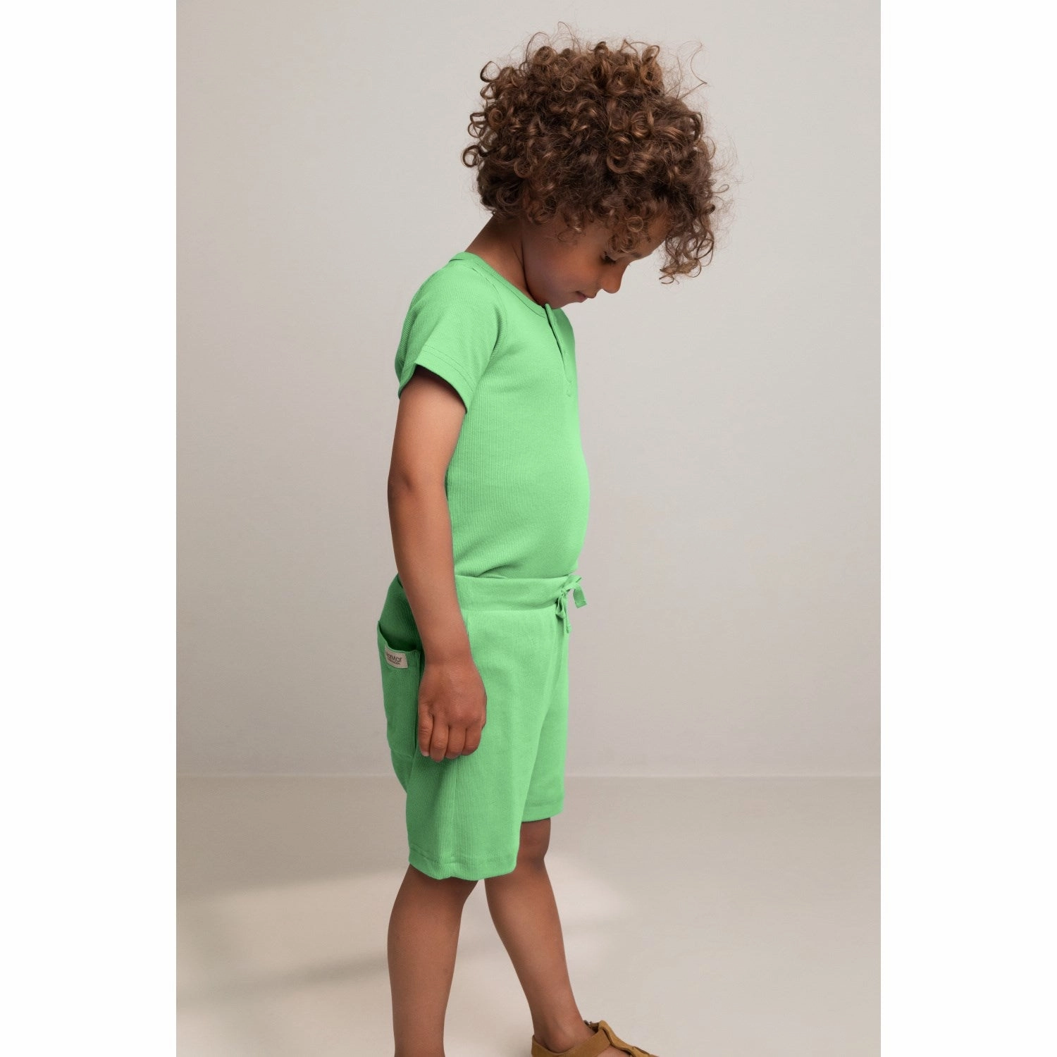 MarMar Modal Fine Rib Clover T-shirt Crafted