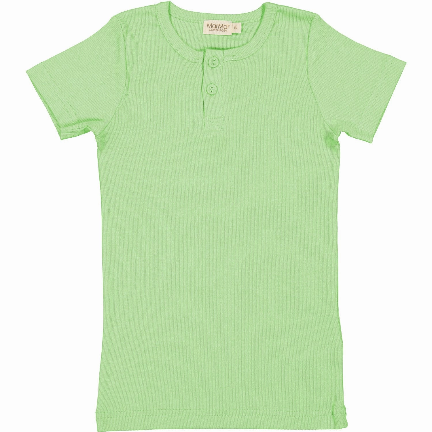 MarMar Modal Fine Rib Clover T-shirt Crafted Bow