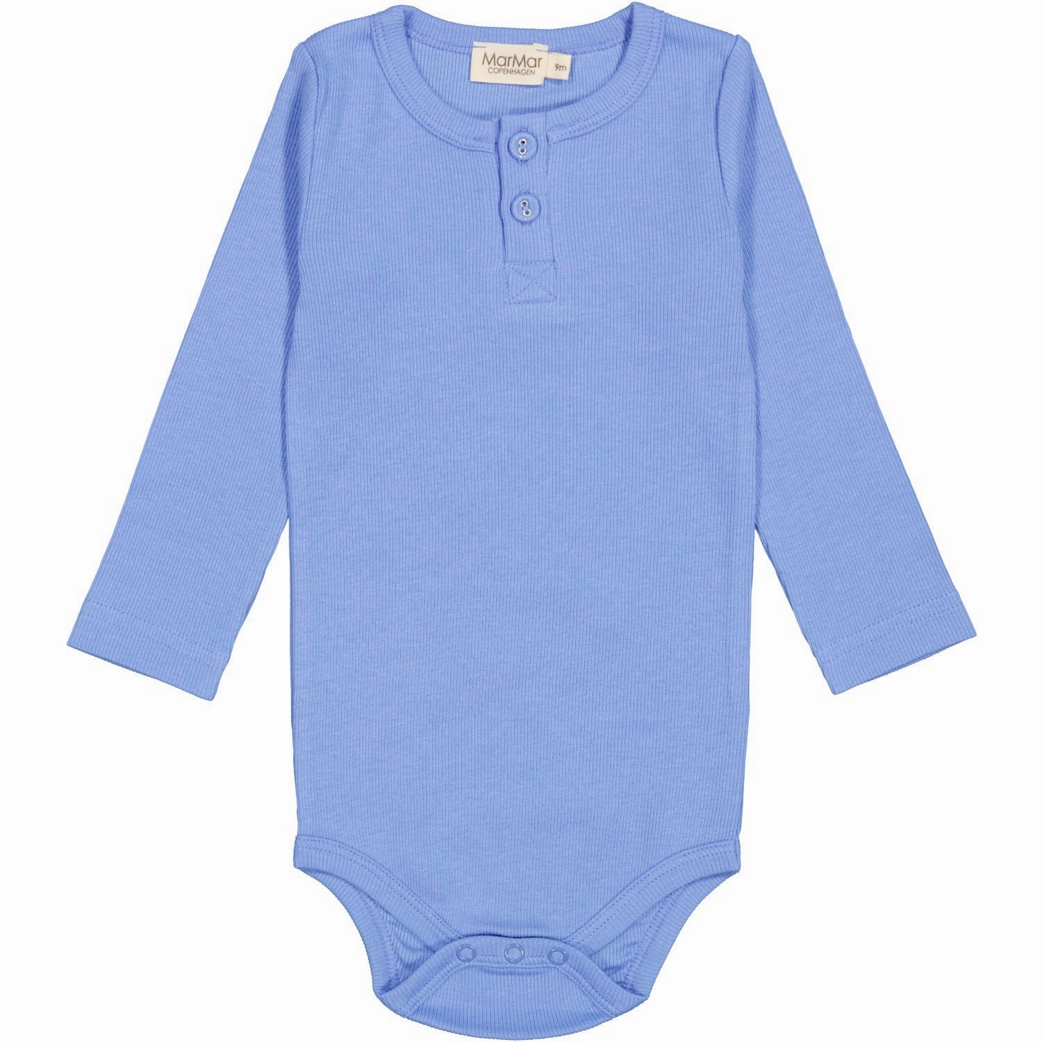MarMar Modal Fine Rib Cornflower Body Signature Collar
