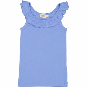 MarMar Modal Fine Rib Cornflower Tamar Top Timeless Silk