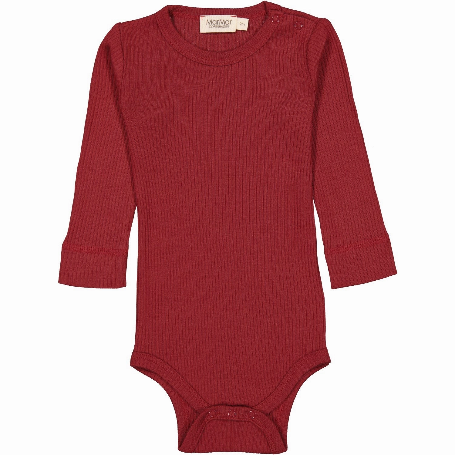 MarMar Modal Hibiscus Red Plain Body LS Woven Long-lasting