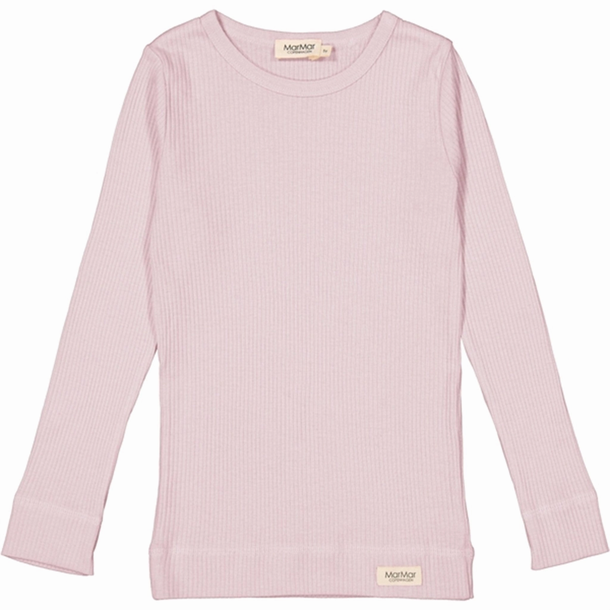 MarMar Modal Lilac Bloom Plain Blouse Texture