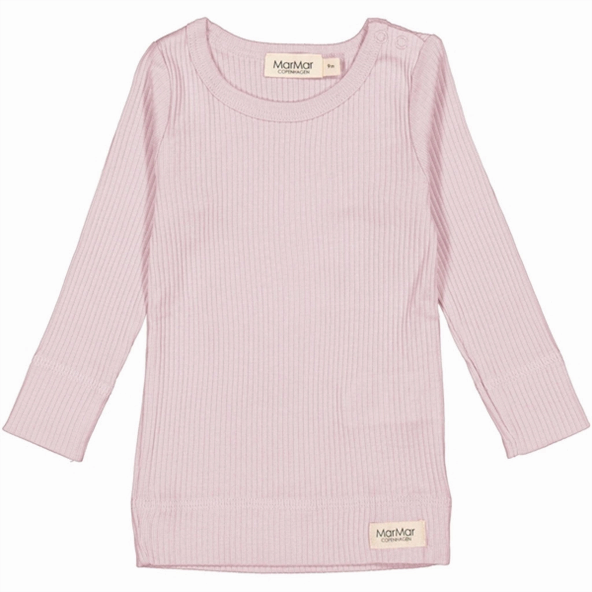 MarMar Modal Lilac Bloom Plain Blouse Texture Practical