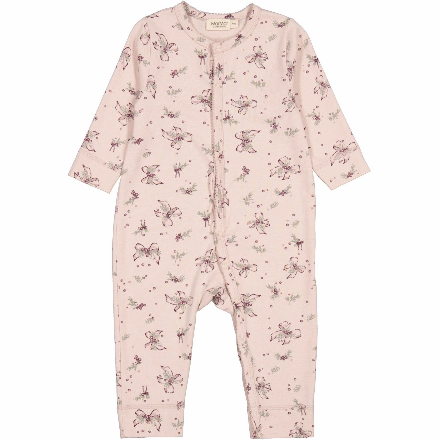 MarMar Modal Smooth Print Bows Ruka Onesie Cotton Unique