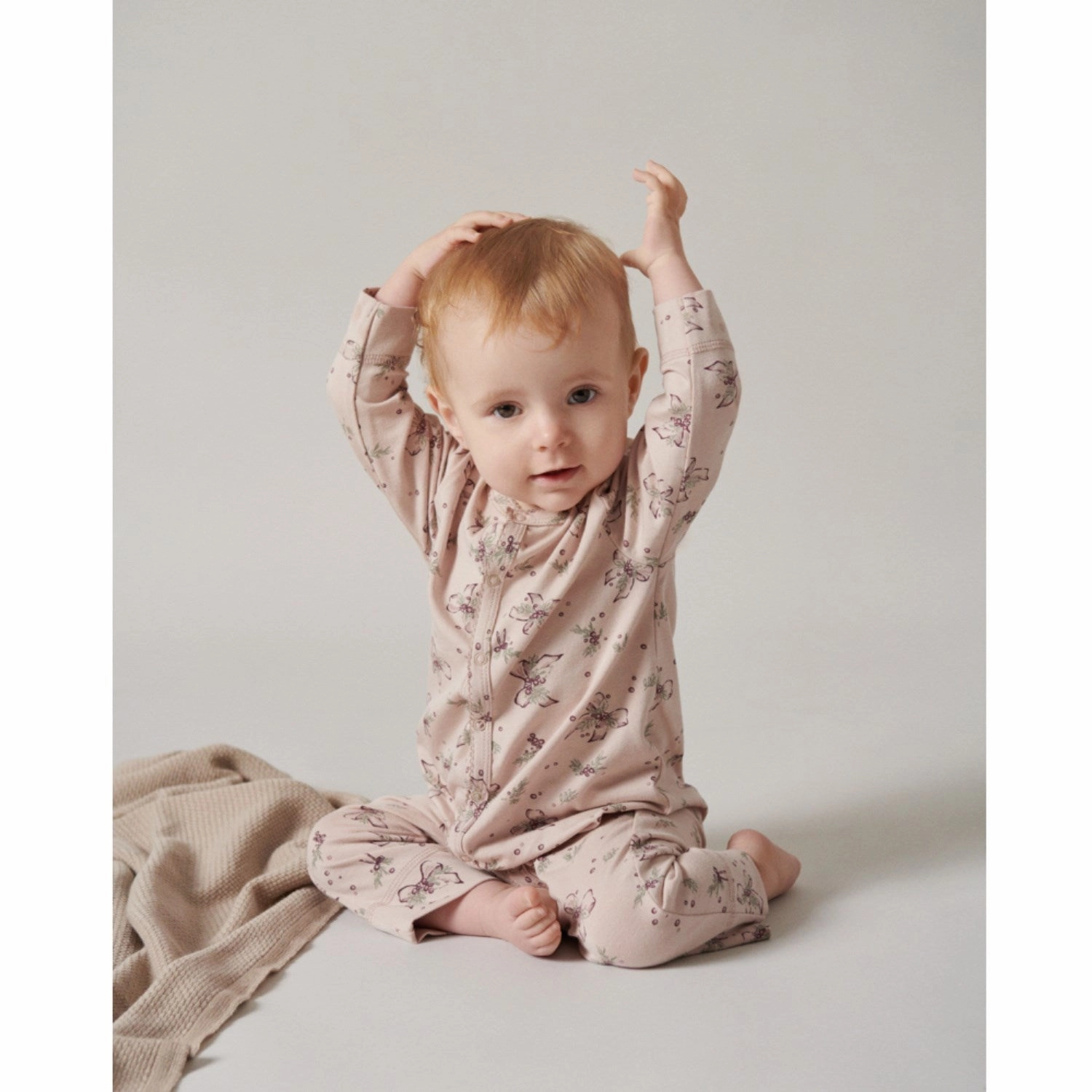 MarMar Modal Smooth Print Bows Ruka Onesie Cotton