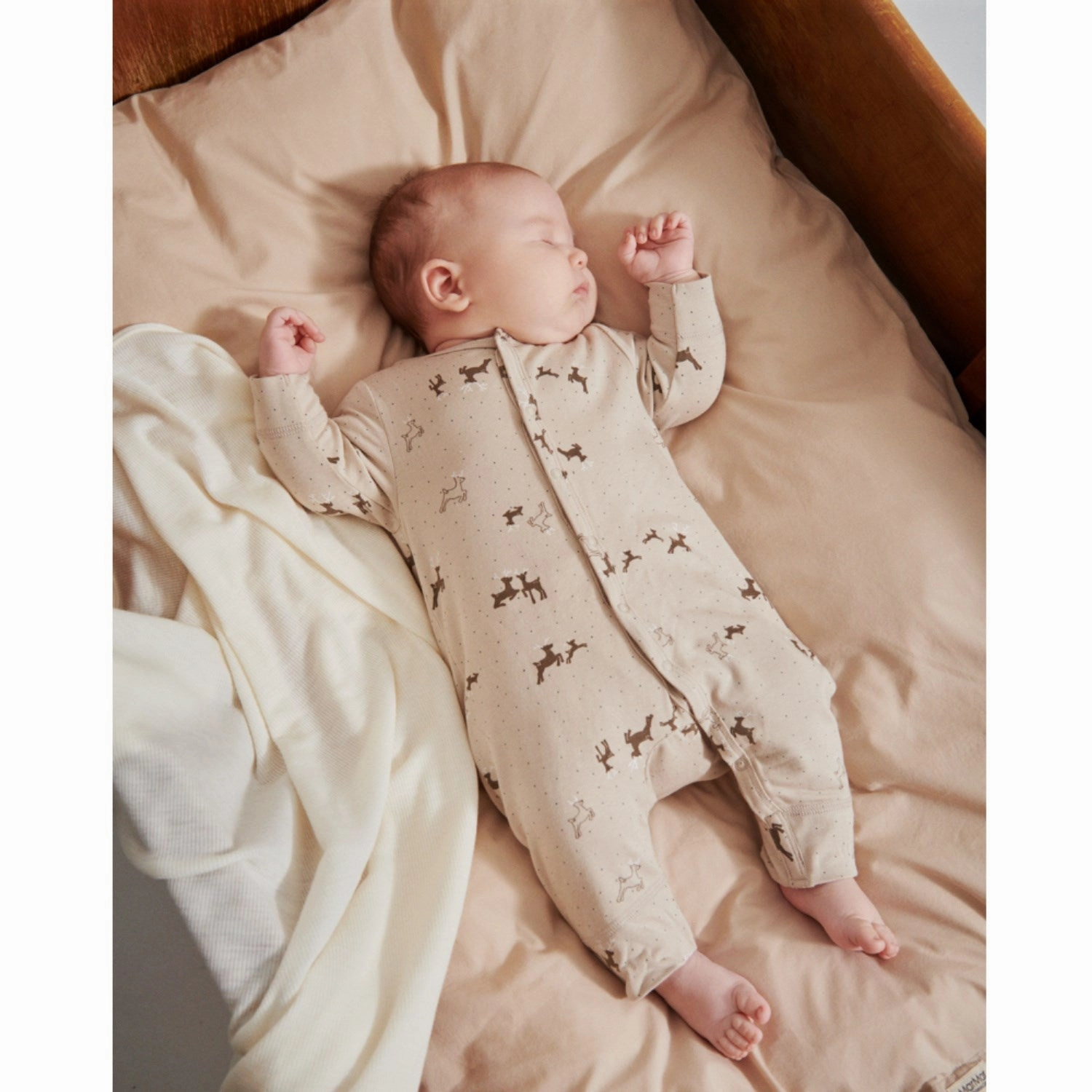 MarMar Modal Smooth Print Reindeer Ruka Onesie Pattern