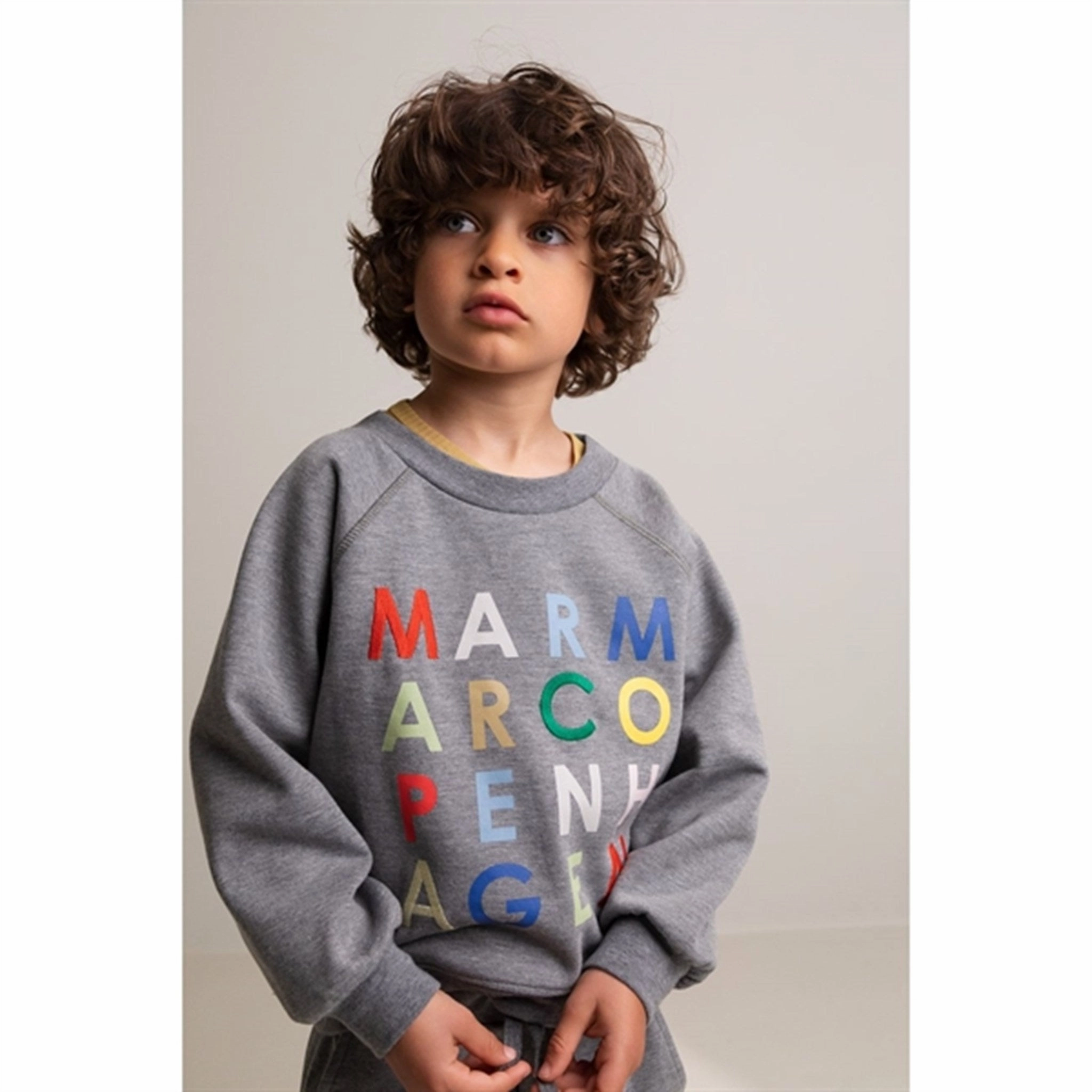 MarMar Multicol Letters Theos Sweatshirt Spandex