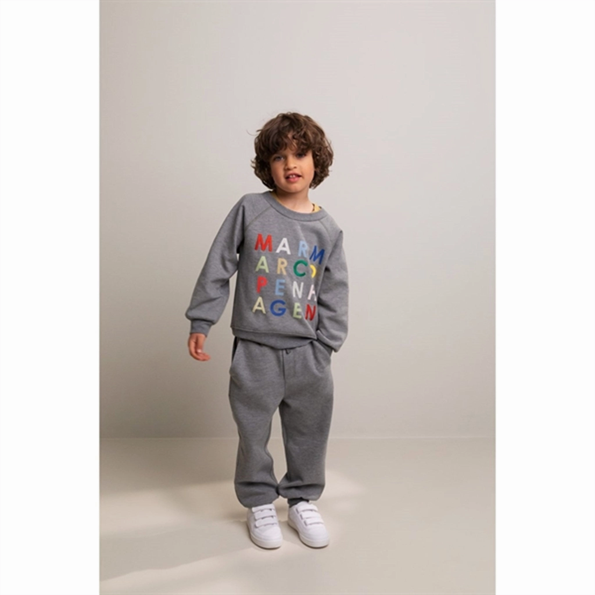MarMar Multicol Letters Theos Sweatshirt Spandex