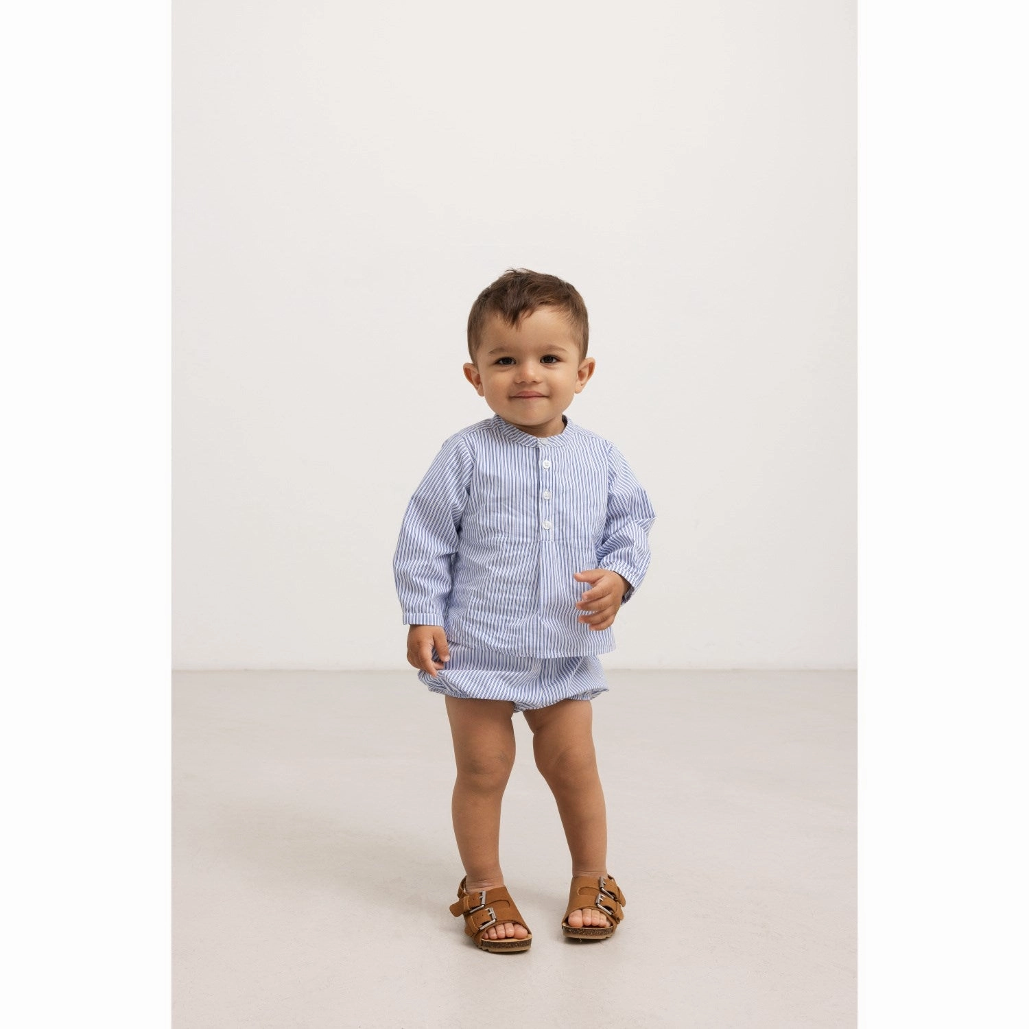 MarMar Poplin Bolich Blue Strips Pava Bloomers Subtle