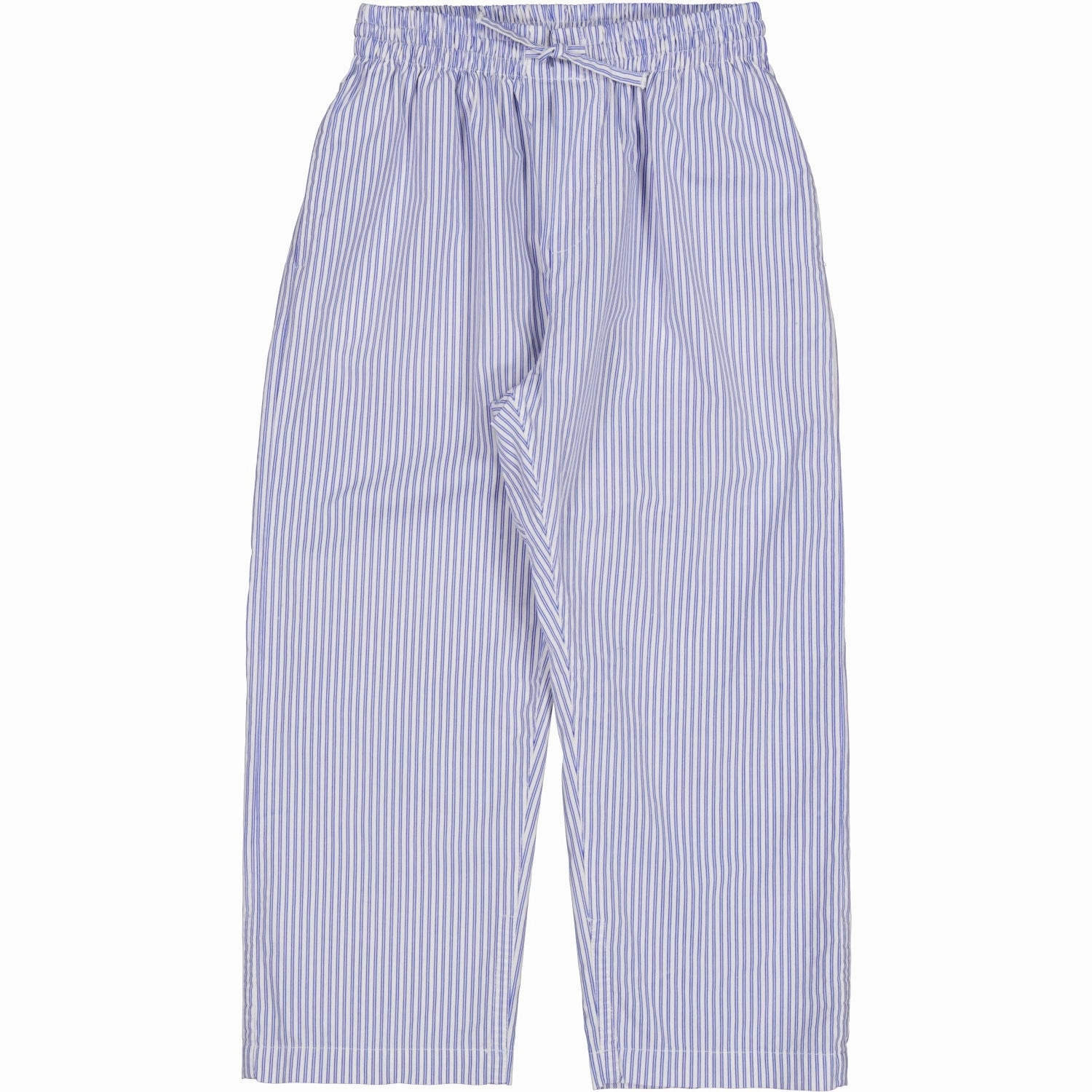 MarMar Poplin Bolich Blue Strips Plano Pants Effortless Retro