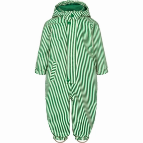MarMar Rainwear Green Stripes Orion Suit Outerwear Layered Velvet