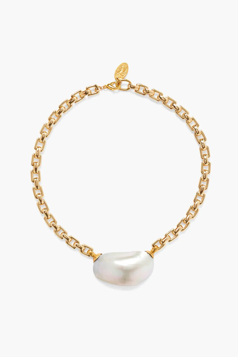 Martine Necklace Grey Pearl