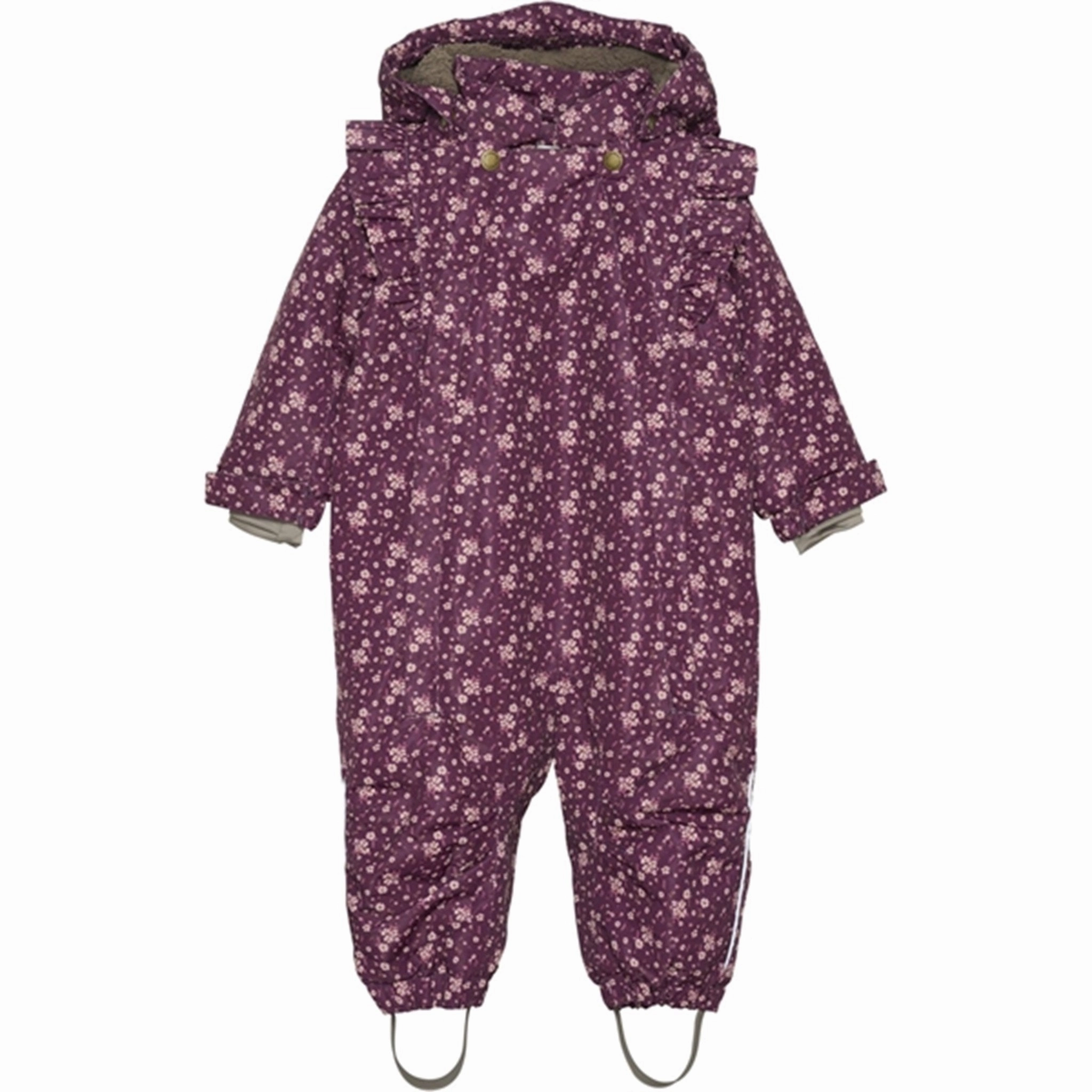 Luxury En Fant Snow Suit AOP Fig Lavish
