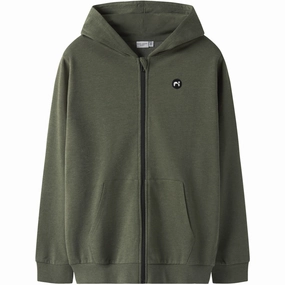 Masterpiece Name It Rifle Green Nkmvimo Ls Sweat Card Bru Noos Exquisite