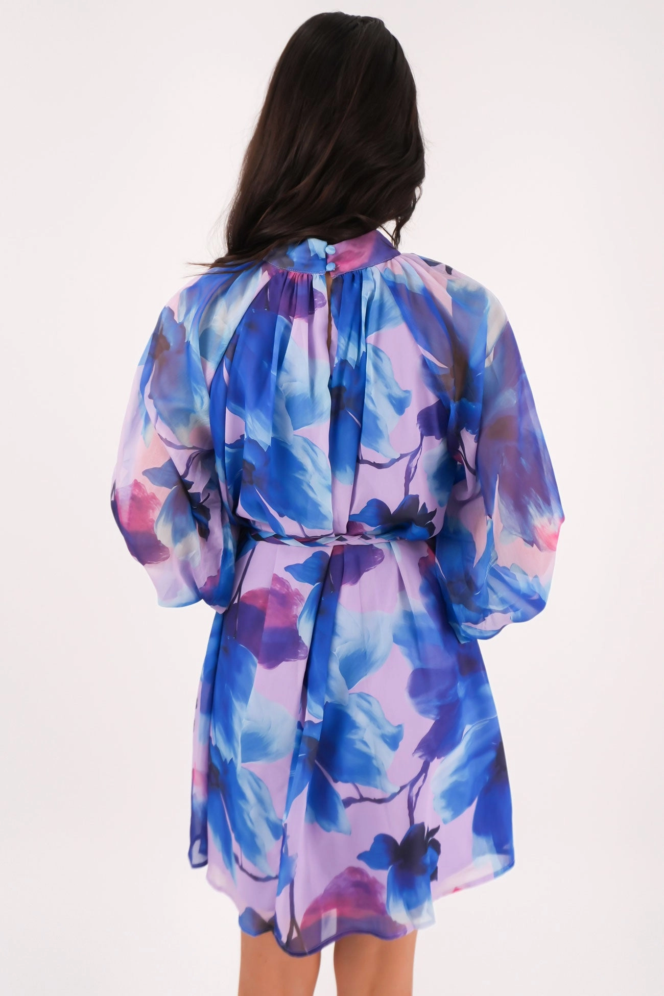 Meera Mini Dress Blue sale sharks