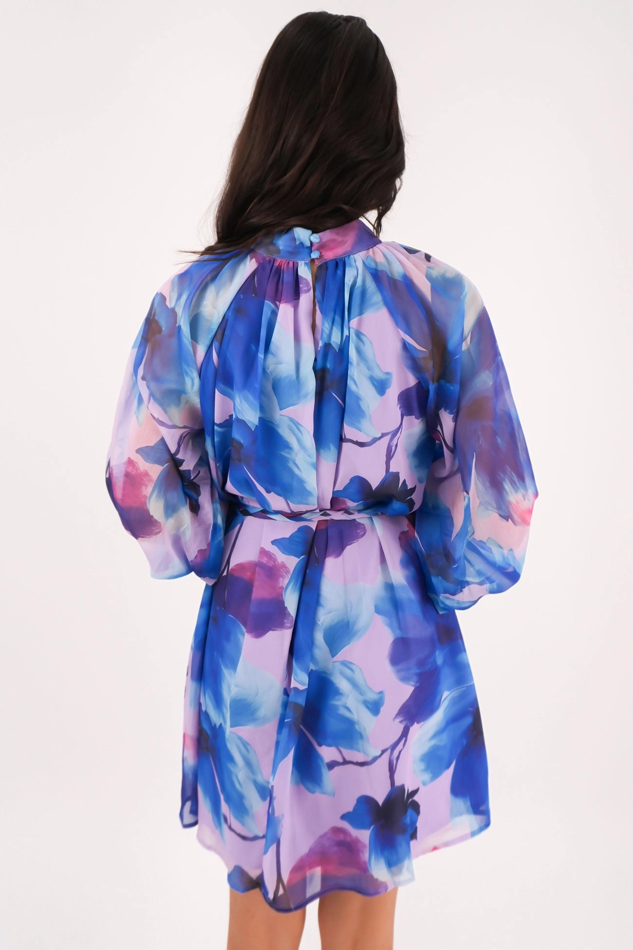 Meera Mini Dress Blue sale sharks