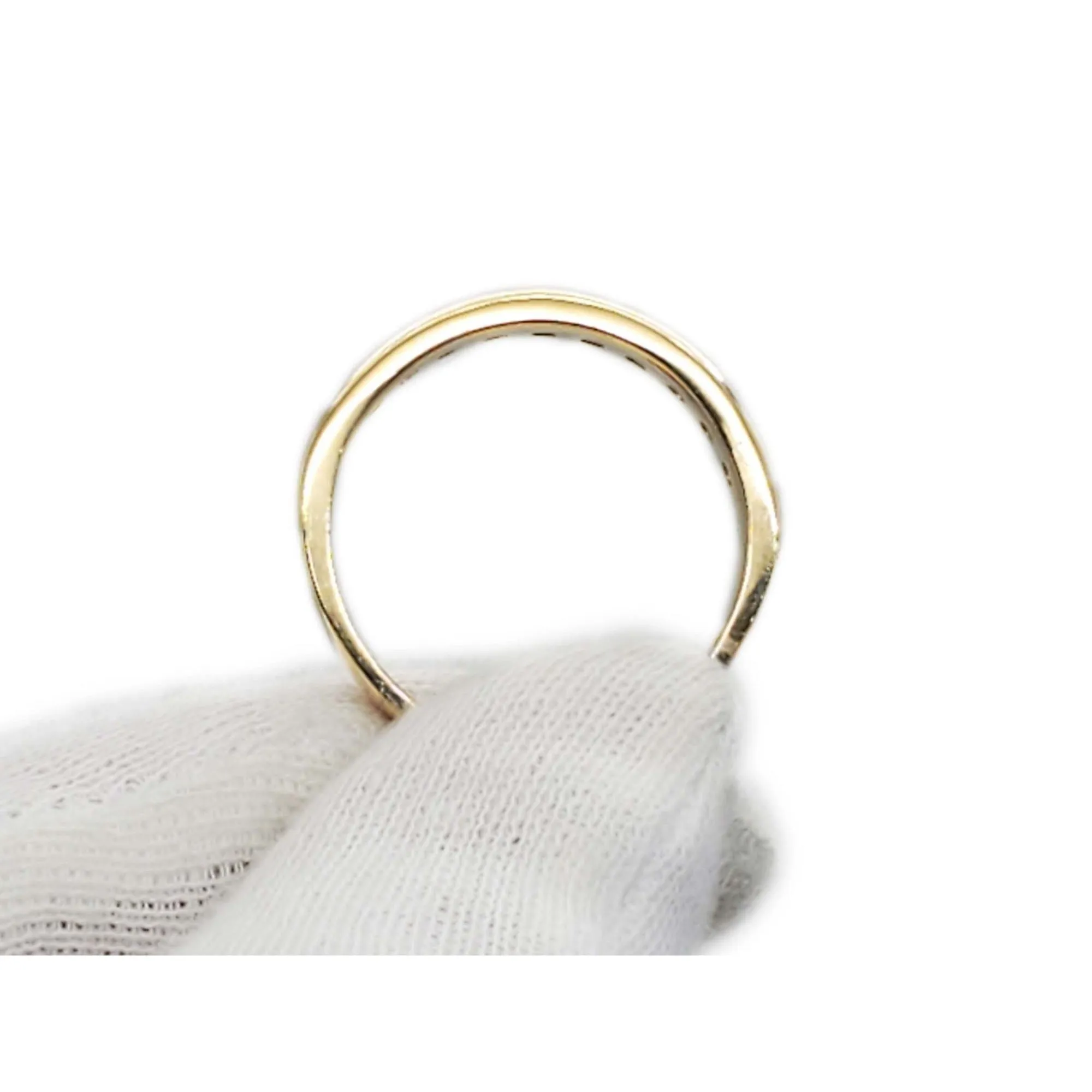 Men's 0.75 ctw Natural Diamond Channel-Set Band Ring 18k Gold Size 13