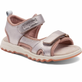 Mesh shoes Bisgaard Rose Gold Coco Sandal Plain shoes