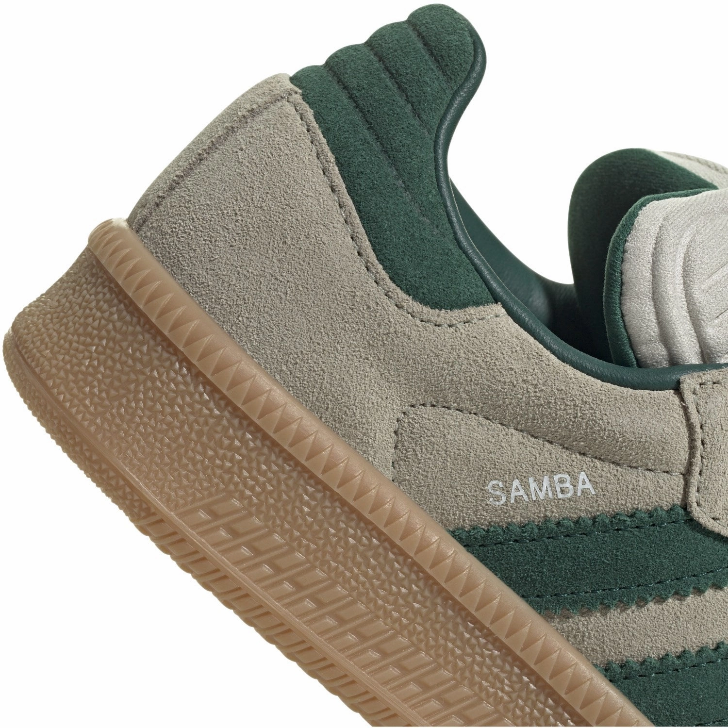 Metallic shoes adidas Originals Putty Grey/Collegiate Green/Gum 3 Samba Xlg J Sneakers
