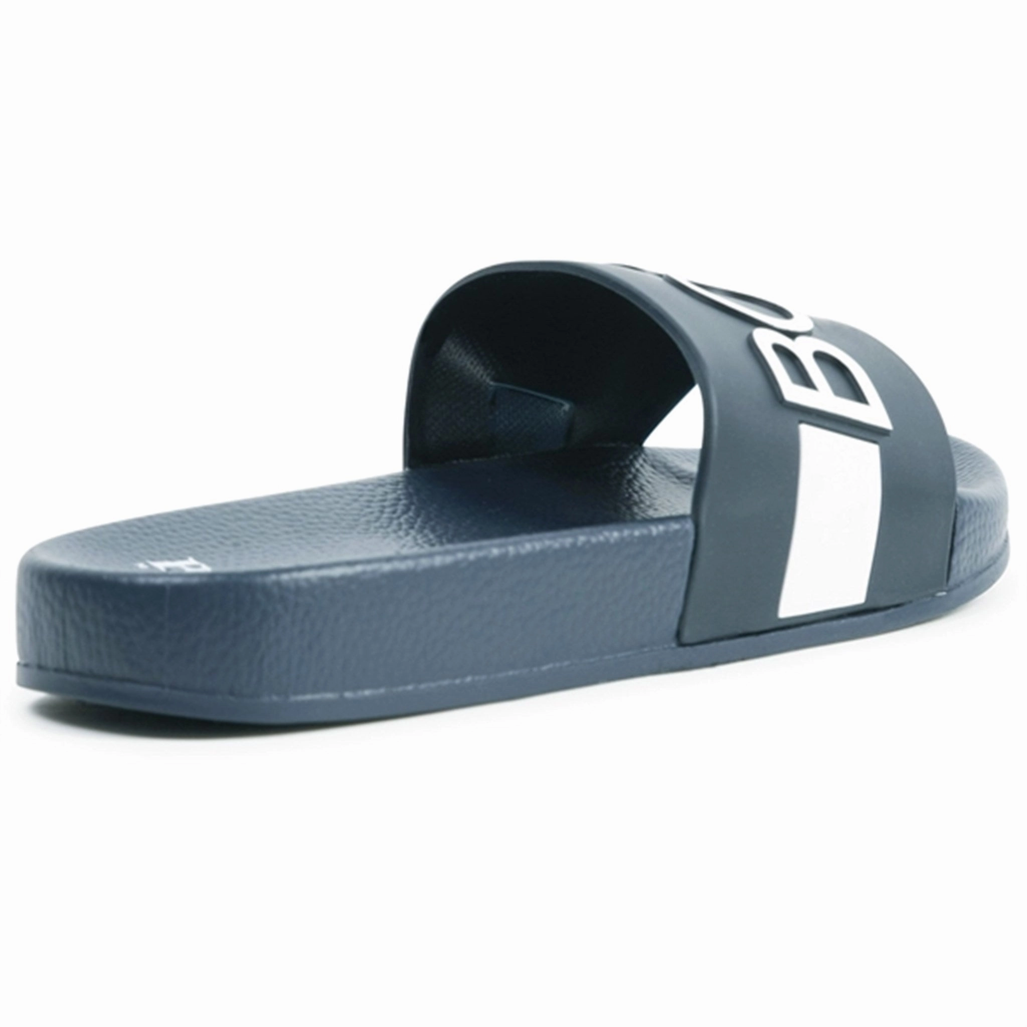 Metallic shoes Hugo Boss Aqua Slides Navy