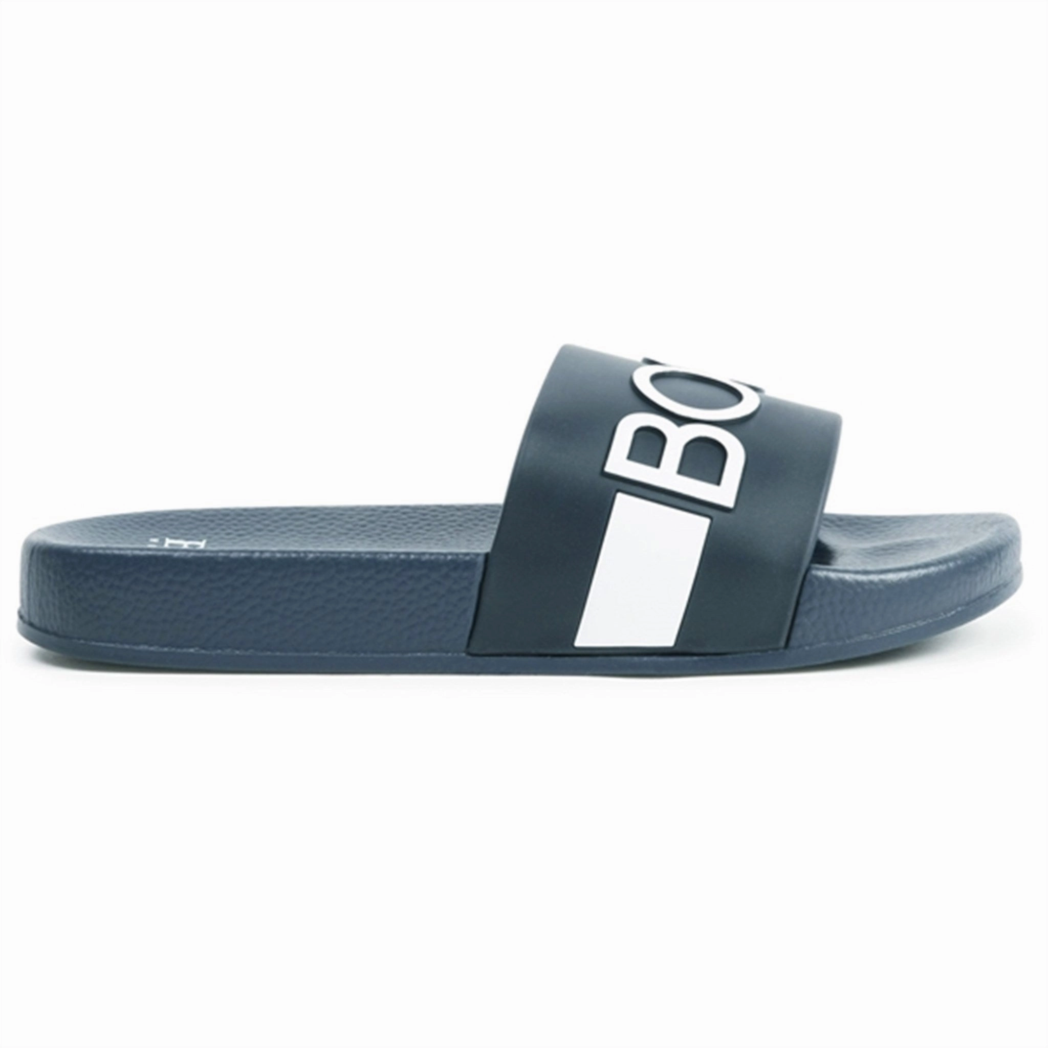 Metallic shoes Hugo Boss Aqua Slides Navy