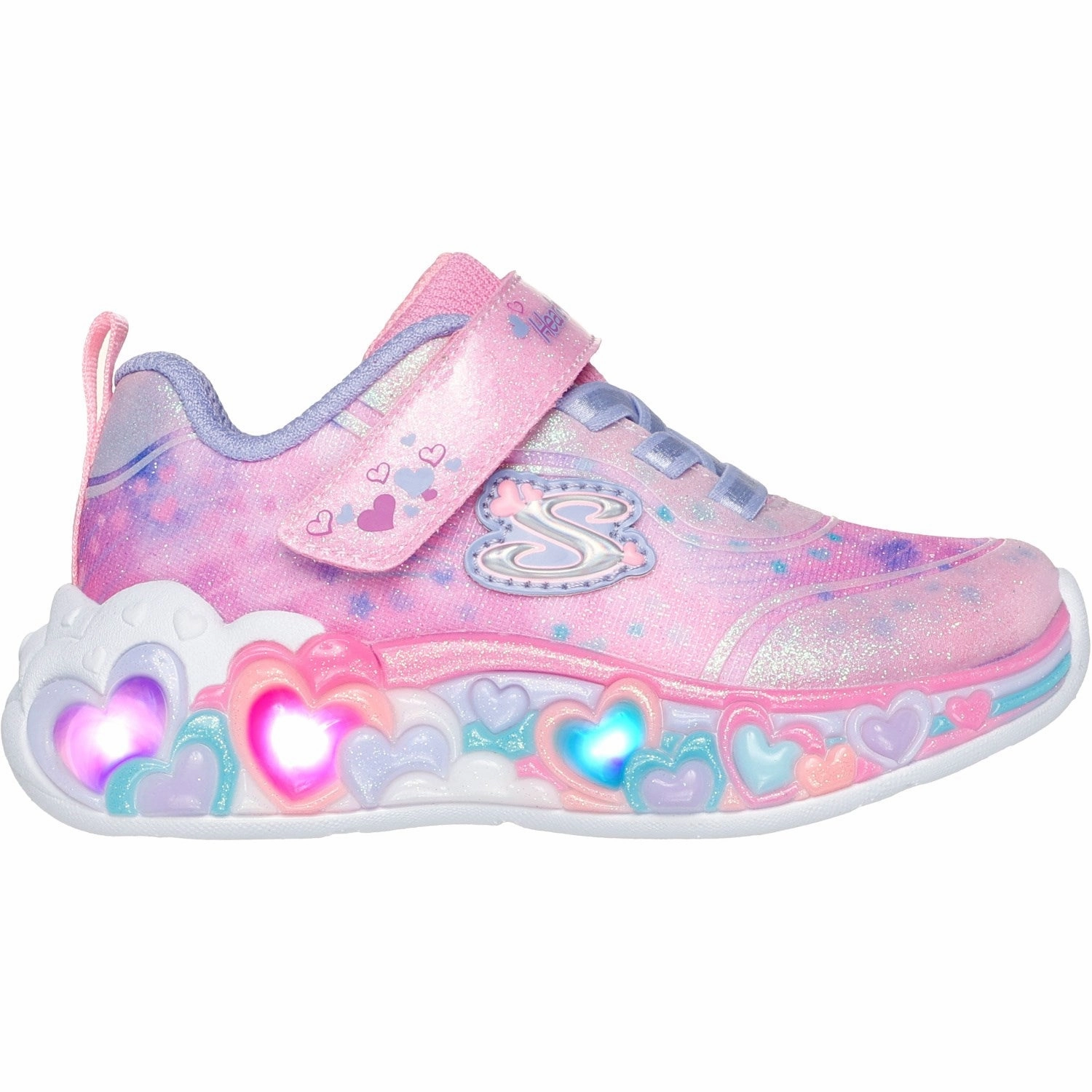 Metallic shoes Skechers Eternal Heart Lights Sneakers