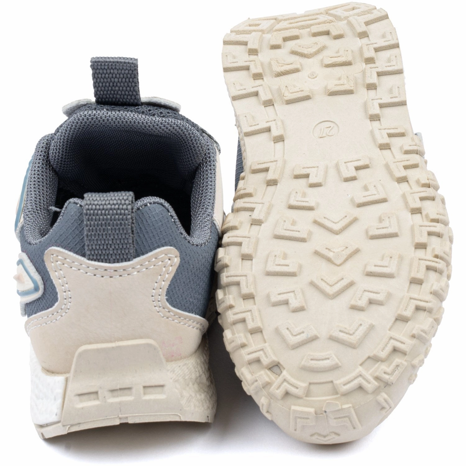 Mikk-Line Faded Denim Sneakers With Spin Boots