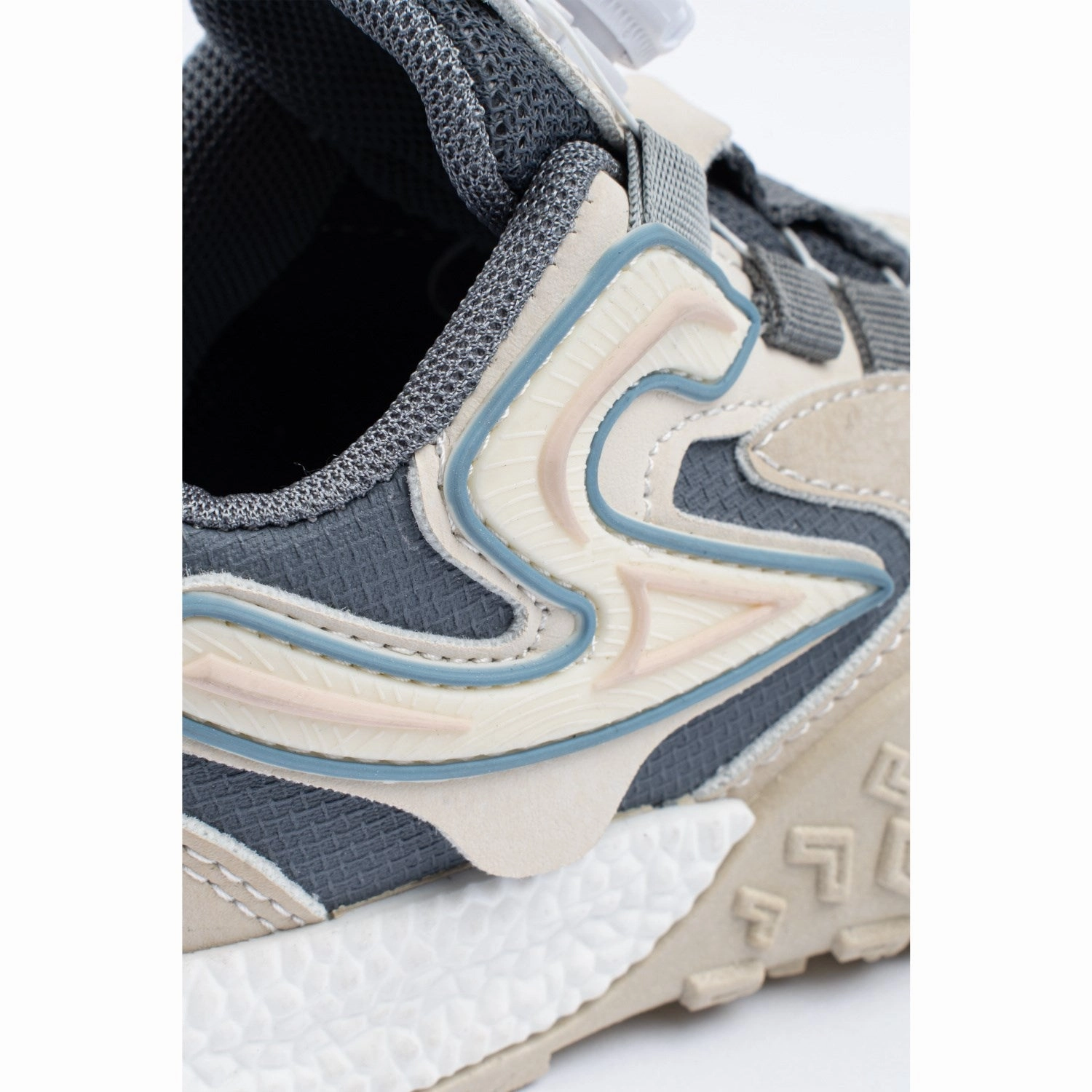 Mikk-Line Faded Denim Sneakers With Spin Boots