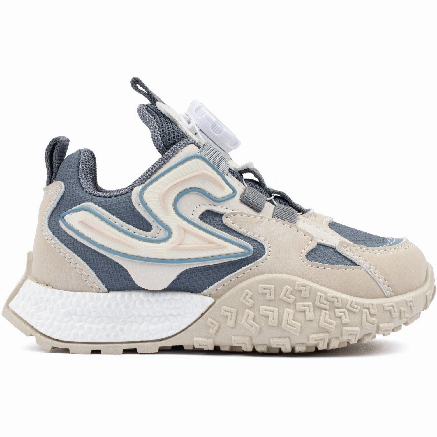 Mikk-Line Faded Denim Sneakers With Spin Boots