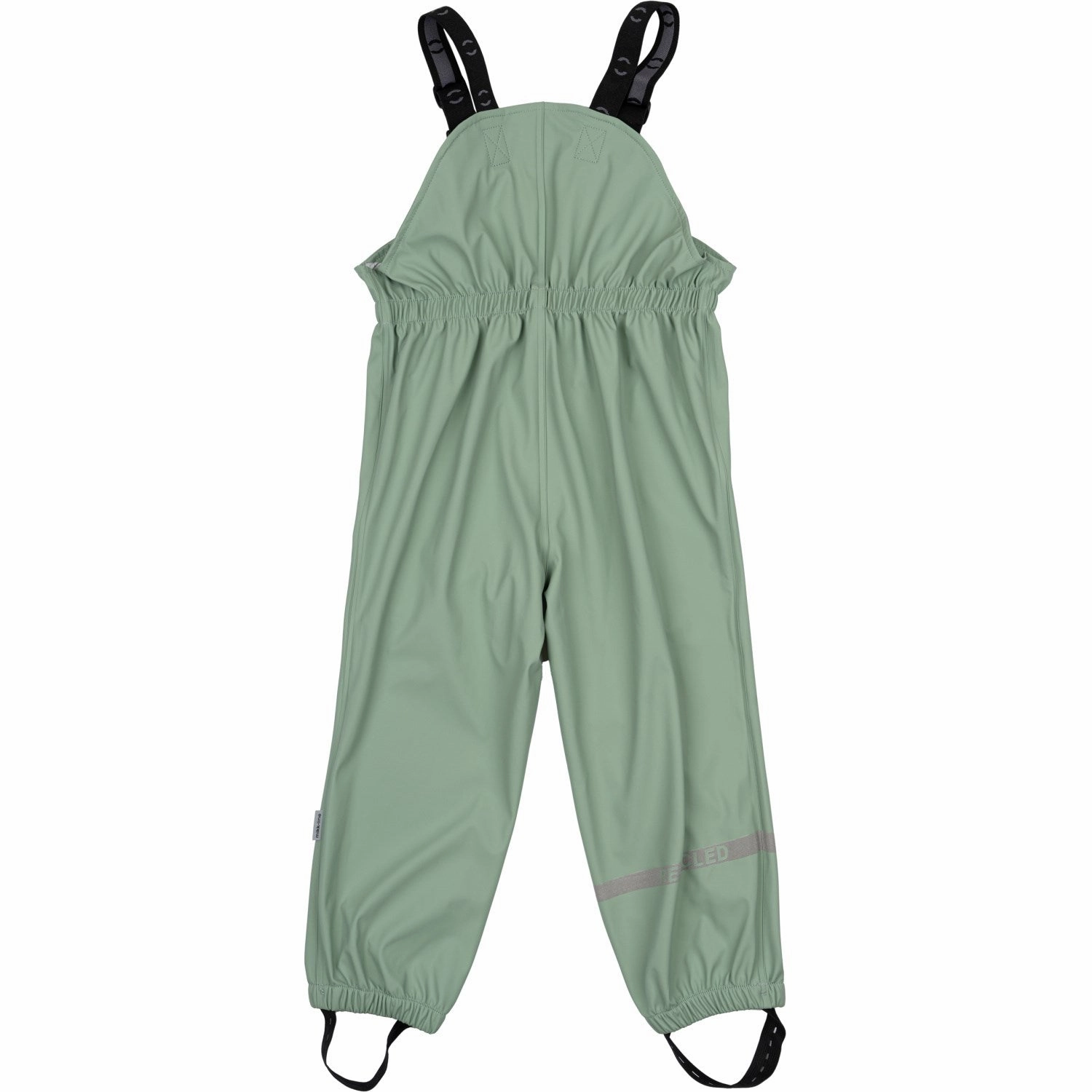 Mikk-Line Green Bay AOP Suspenders PU Rain Set Minimalist