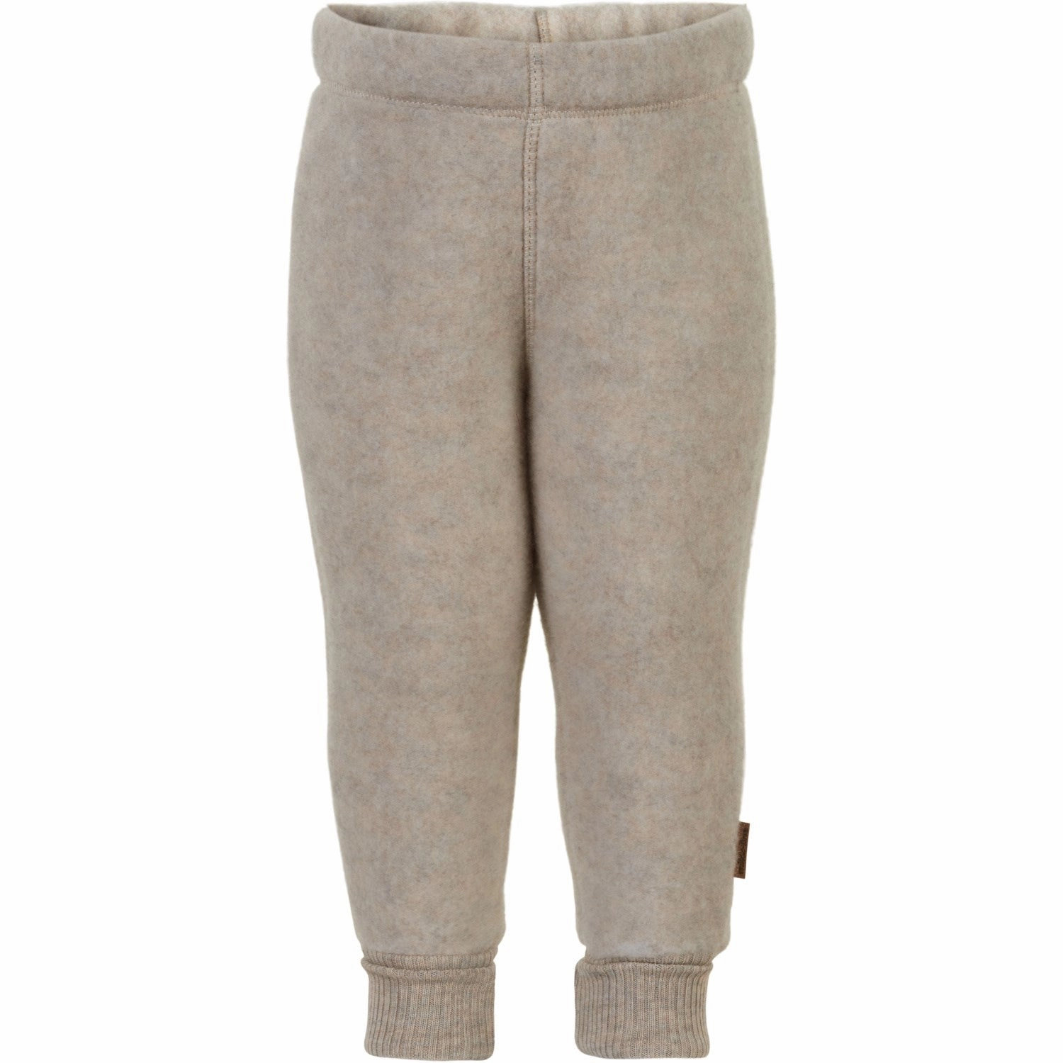 Mikk-Line Melange Offwhite Wool Pants Design Subtle