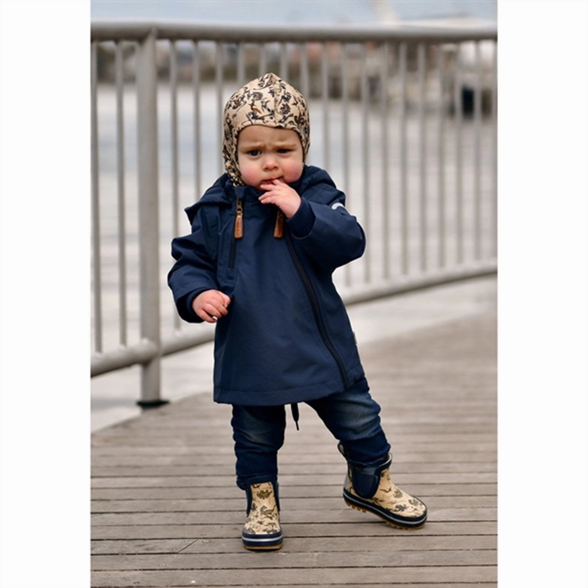 Mikk-Line Polyester Baby Jacket Blue Nights Fit
