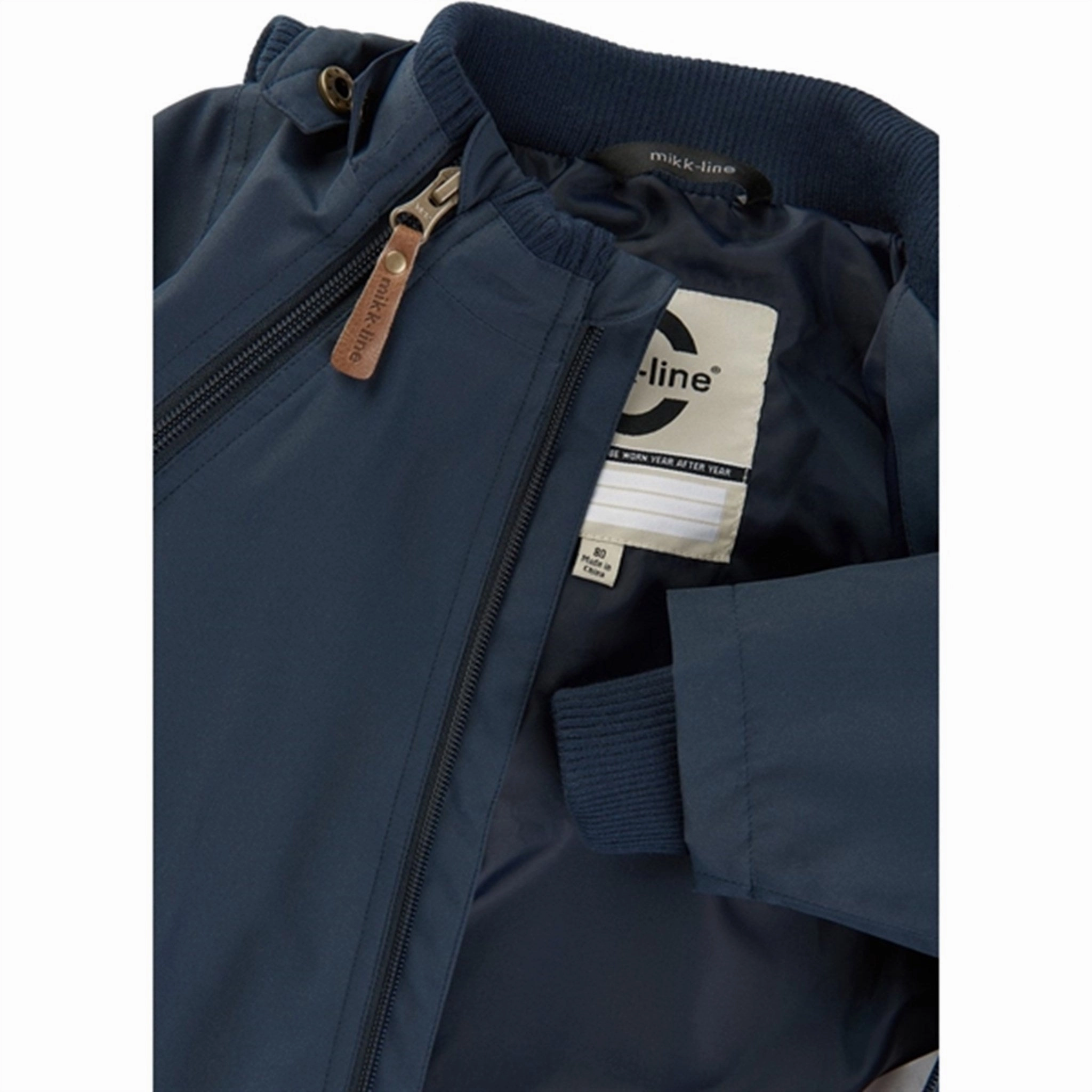 Mikk-Line Polyester Baby Jacket Blue Nights Fit