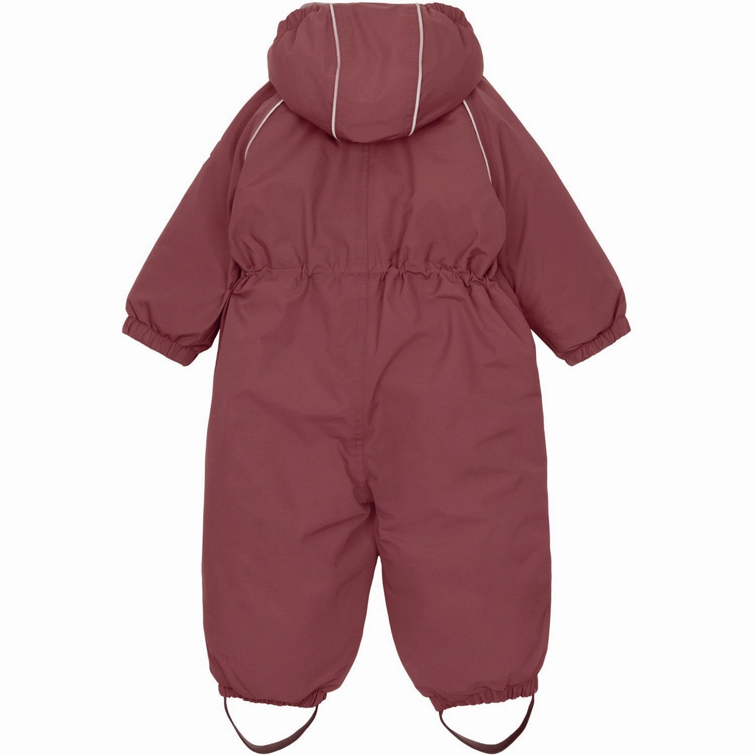 Mikk-Line Rose Brown Nylon Suit Solid Hem
