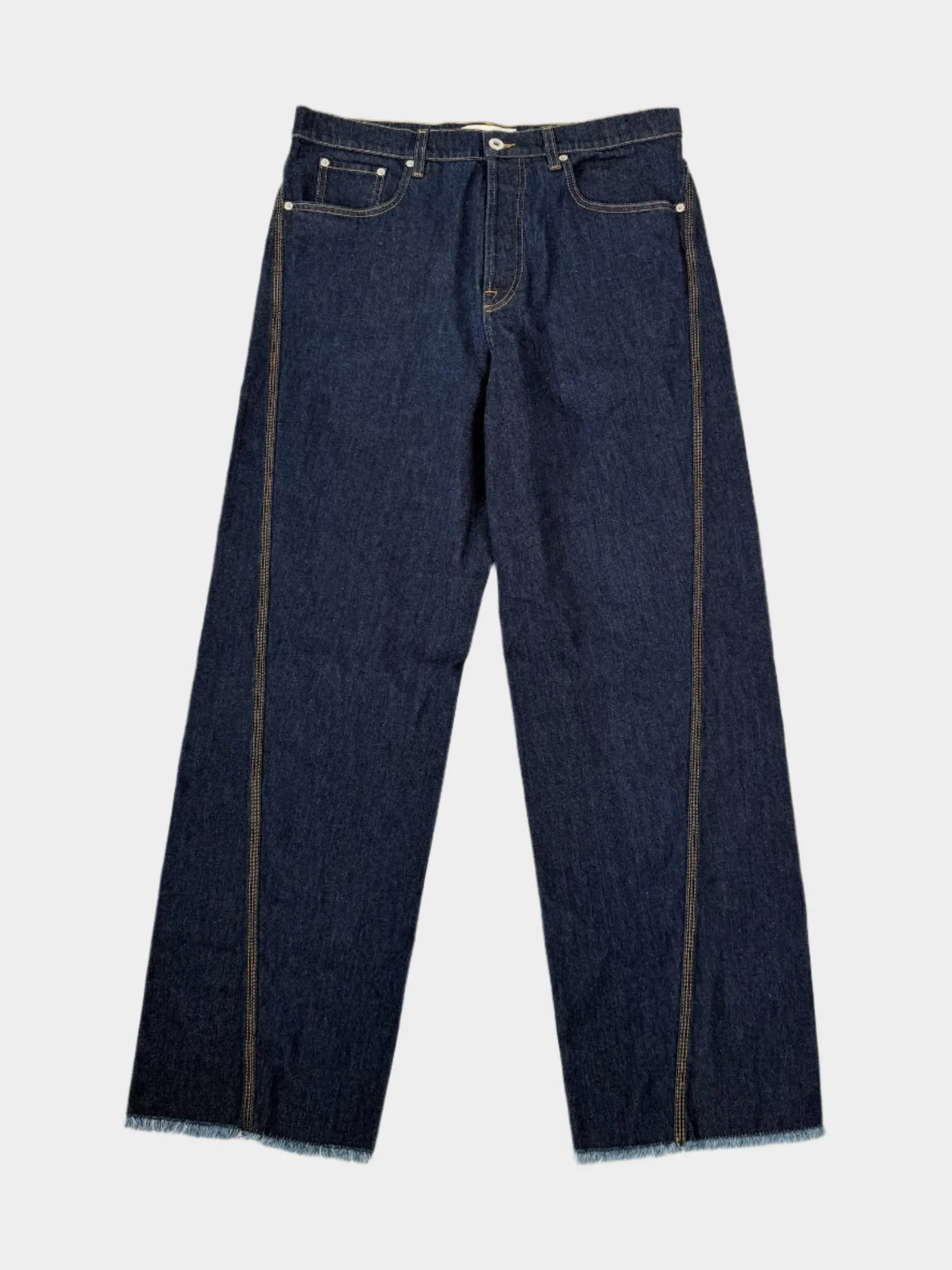 miladys new arrivals tops new collection clothing Pantaloni In Denim Blu Con Fondo Sfrangiato new arrivals for women