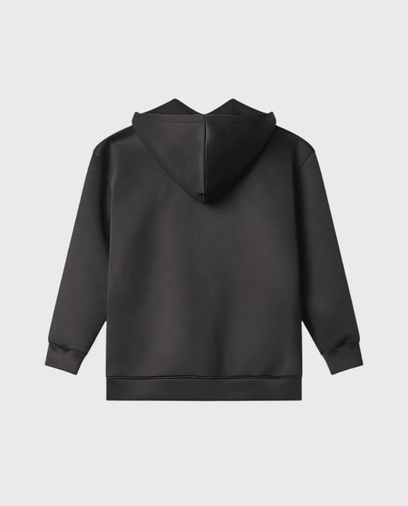 miladys dresses new arrivals plus size Felpa Full Zip In Neoprene Con Cappuccio E Stampa Flock new top collection