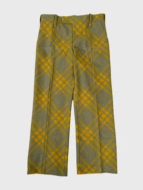 miladys new arrivals for ladies Pantaloni Gialli A Quadri Con Zip queenspark new arrivals ladies new eid collection for women