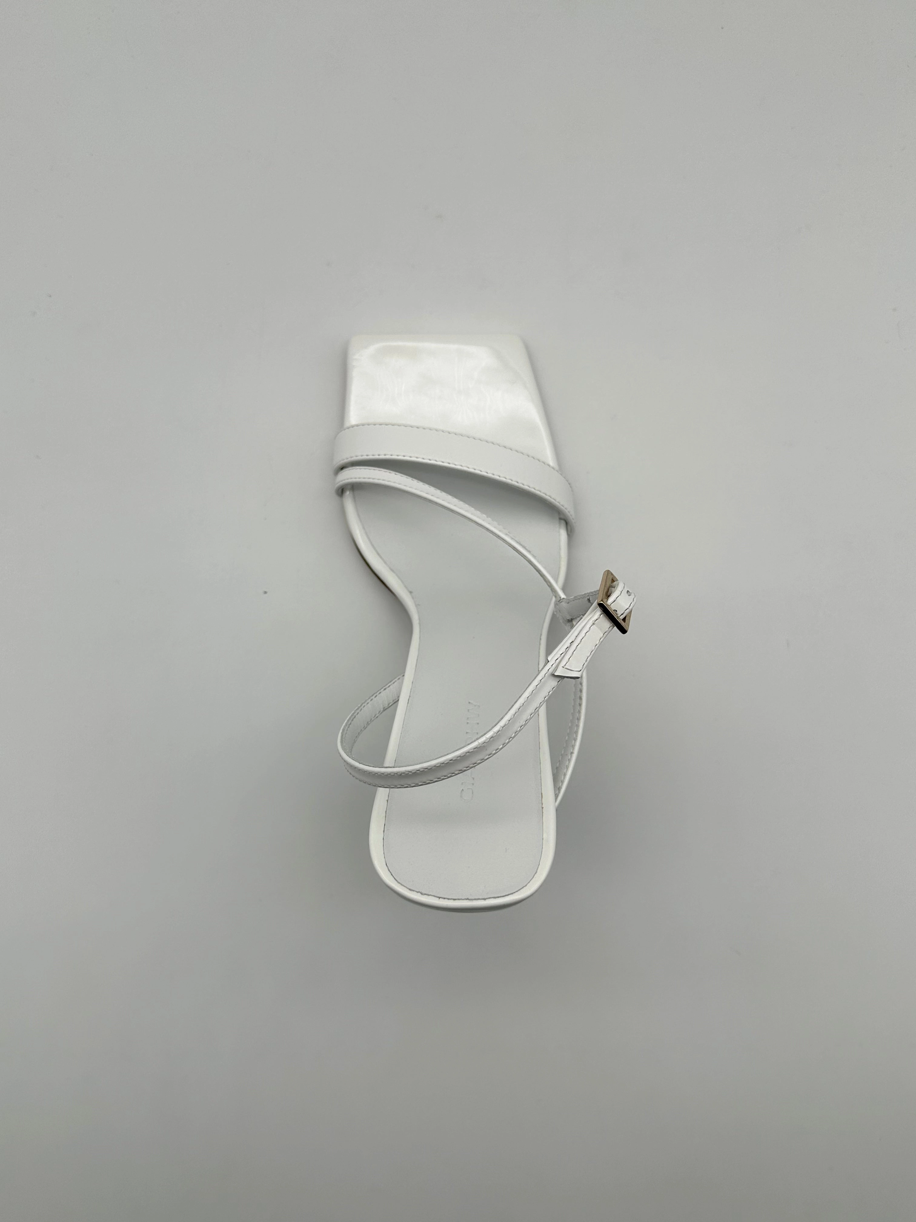 miladys new arrivals for ladies Scarpa Rosie Con Tacco Vernice White Paten new arrival shirt