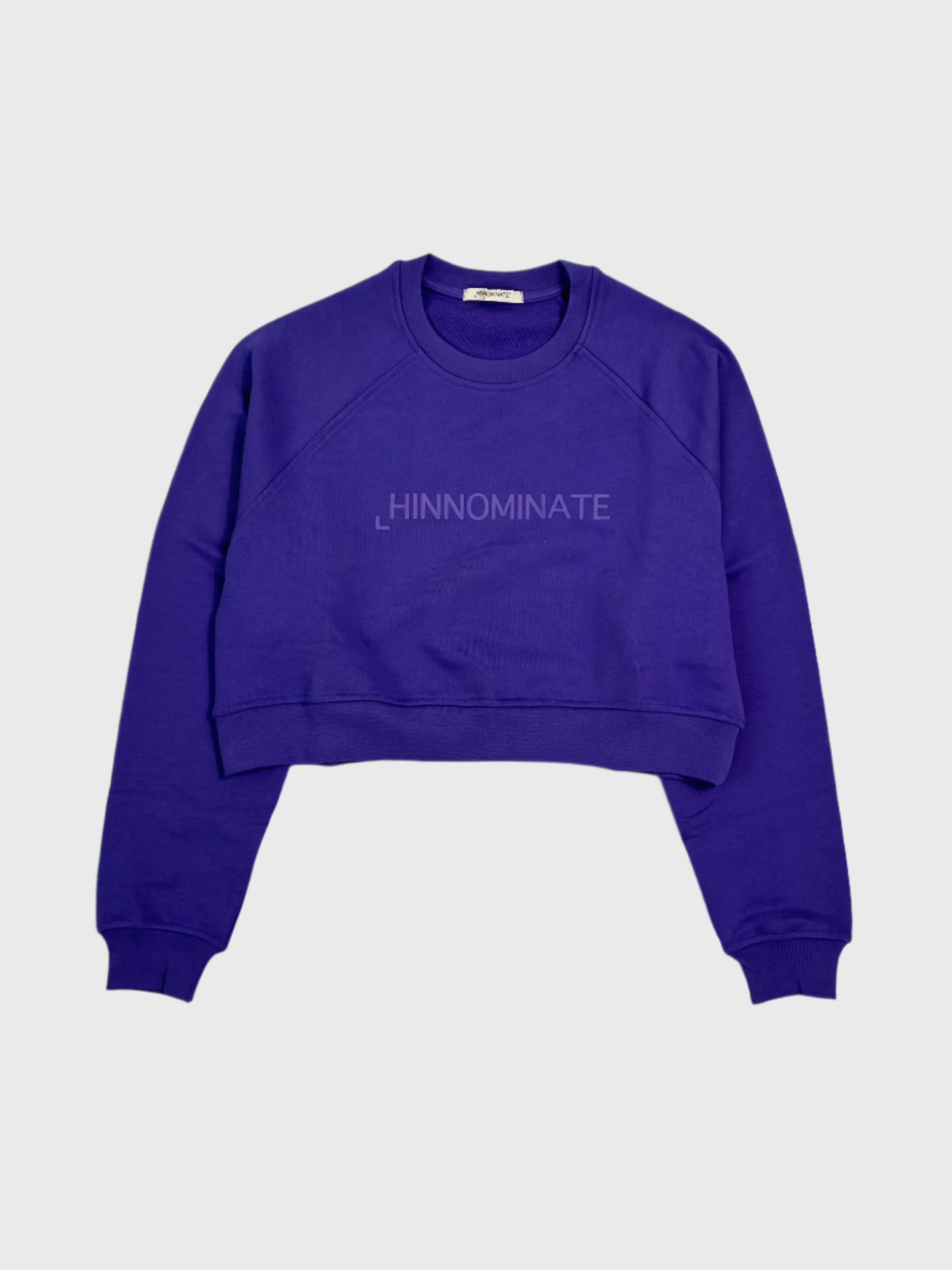 Felpa Crop Girocollo Viola Con Logo In Tono volpes quilts new arrivals catalogue volpes quilts new arrivals catalogue miladys new arrivals tops for ladies summer