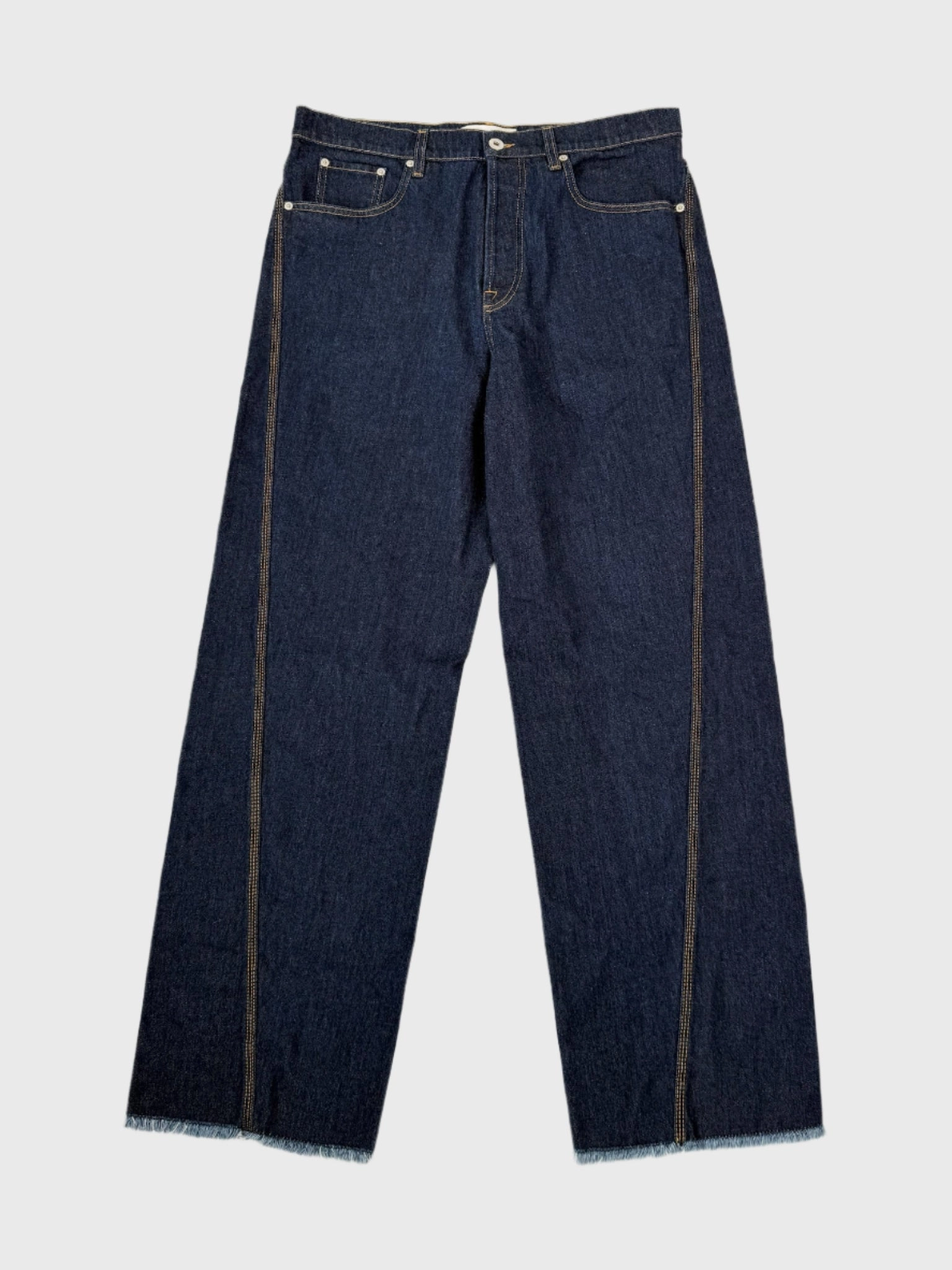 miladys new arrivals tops new collection clothing Pantaloni In Denim Blu Con Fondo Sfrangiato new arrivals for women