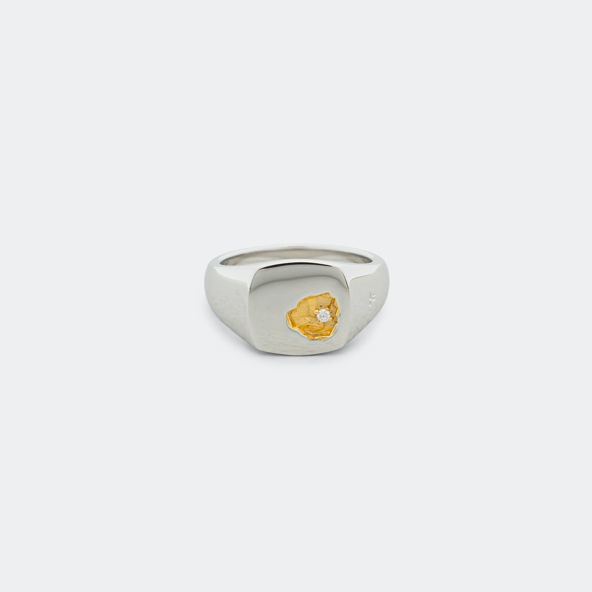 new arrivals sarees Mined Ring Small Diamond - 925 Silver/18K Gold truworths new arrivals dresses