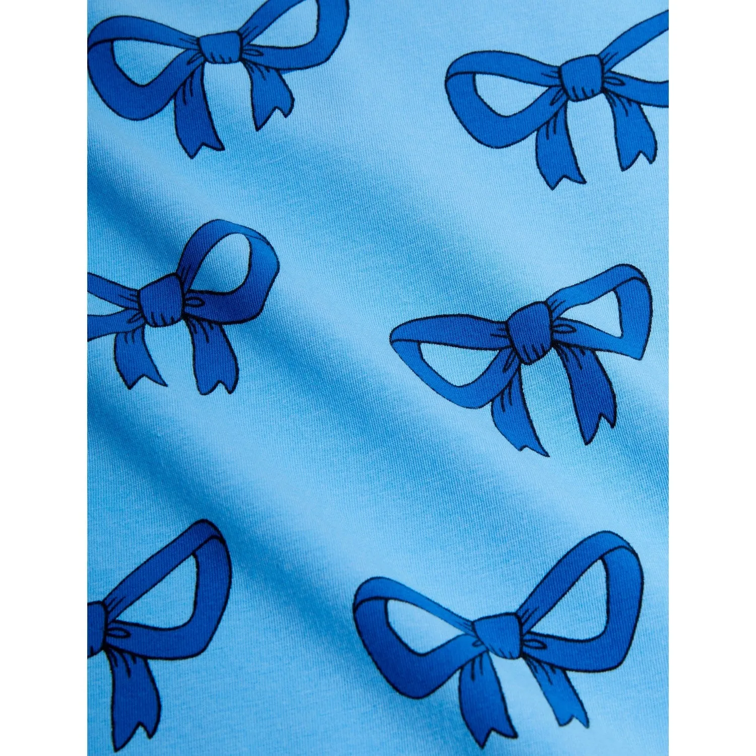 Mini Rodini Blue Bow Aop Leggings Fashionable