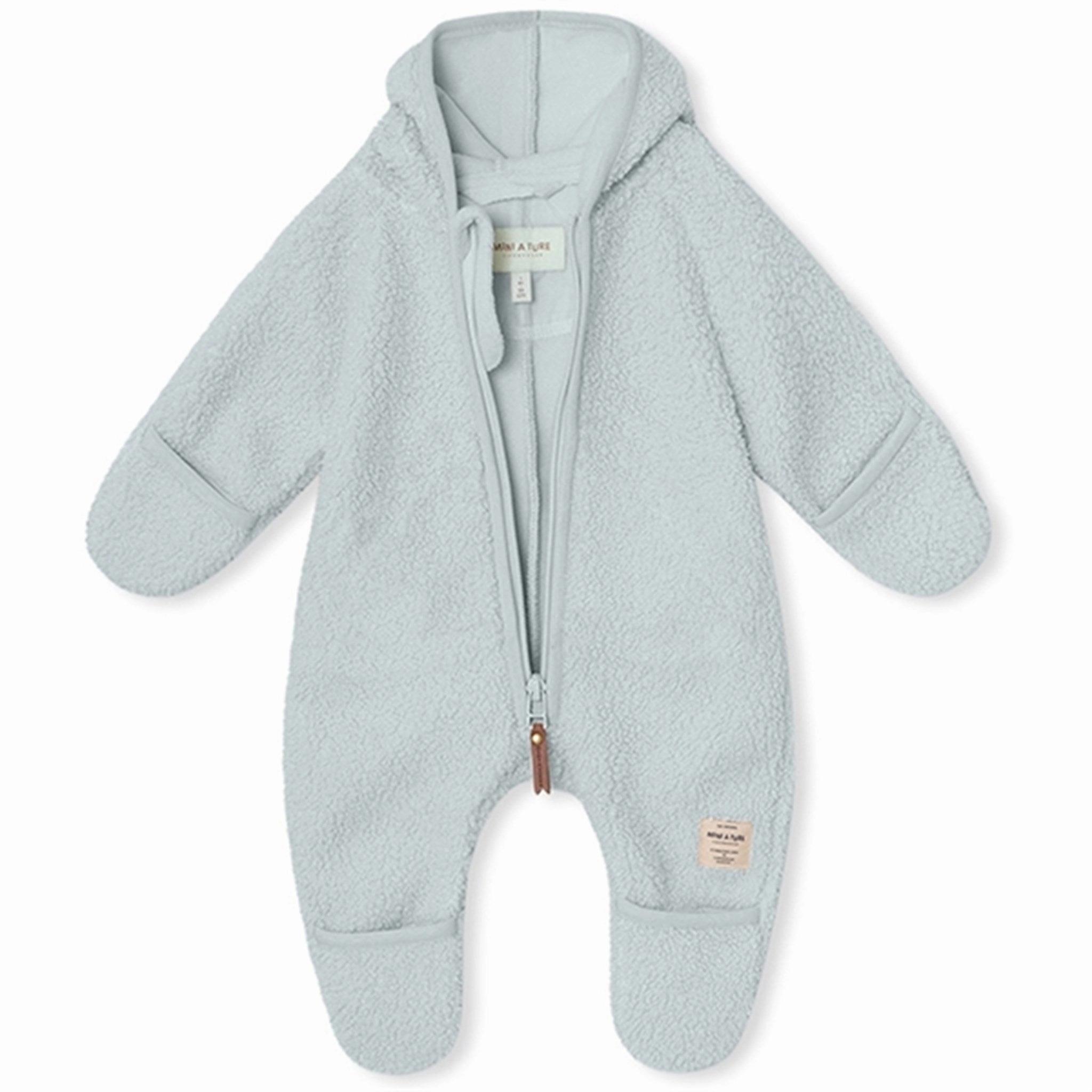 MINI A TURE ADEL Fleece Driving Suit Pearl Blue Durable
