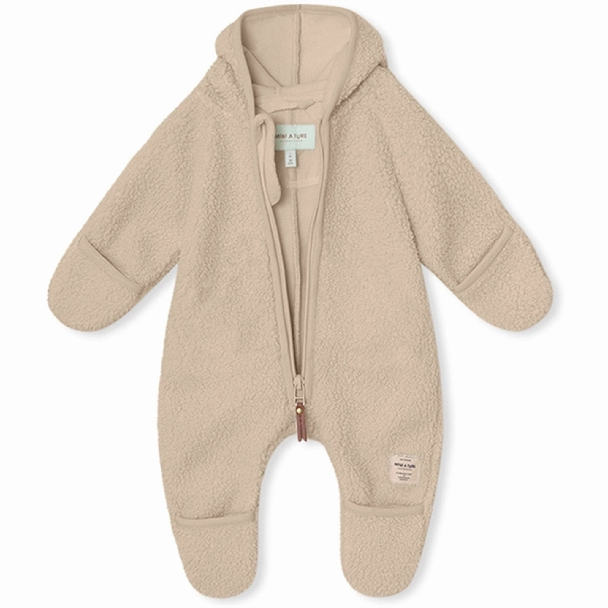 MINI A TURE ADEL Fleece Driving Suit Sesame Tailored