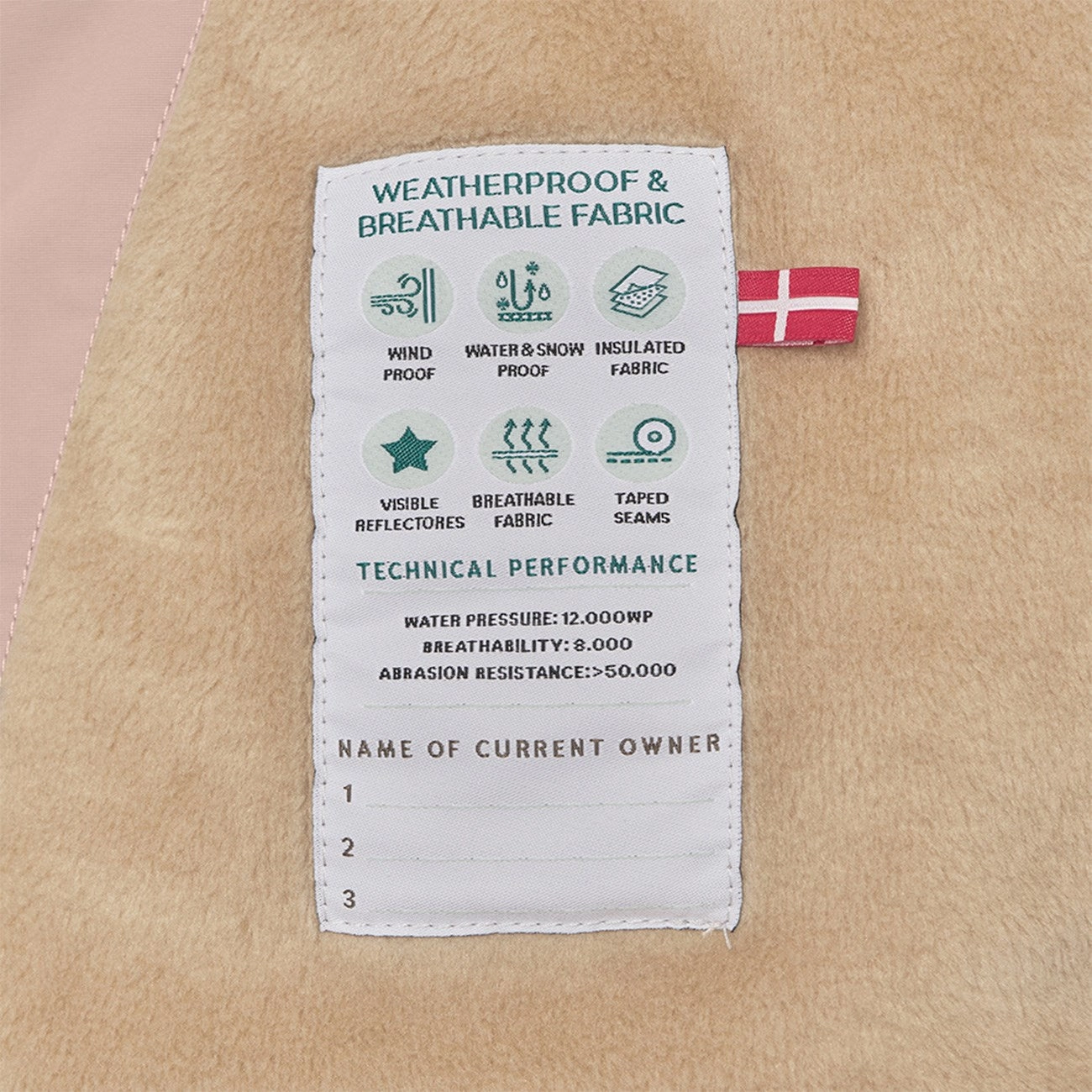 Mini A ture Adobe rose Wang Fleece Winter Jacket Silk